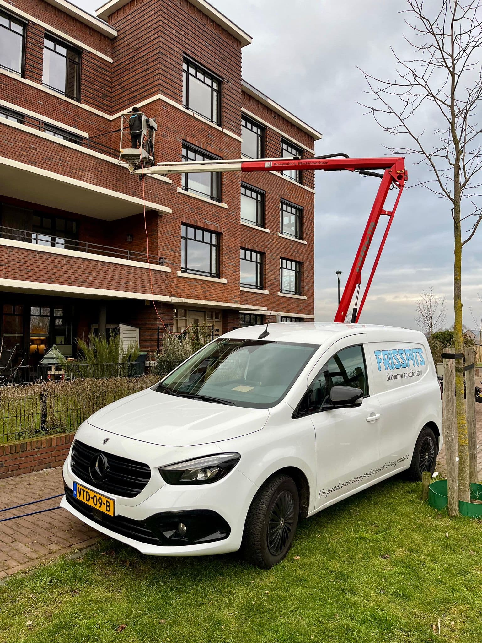 Frisspits bedrijfsauto